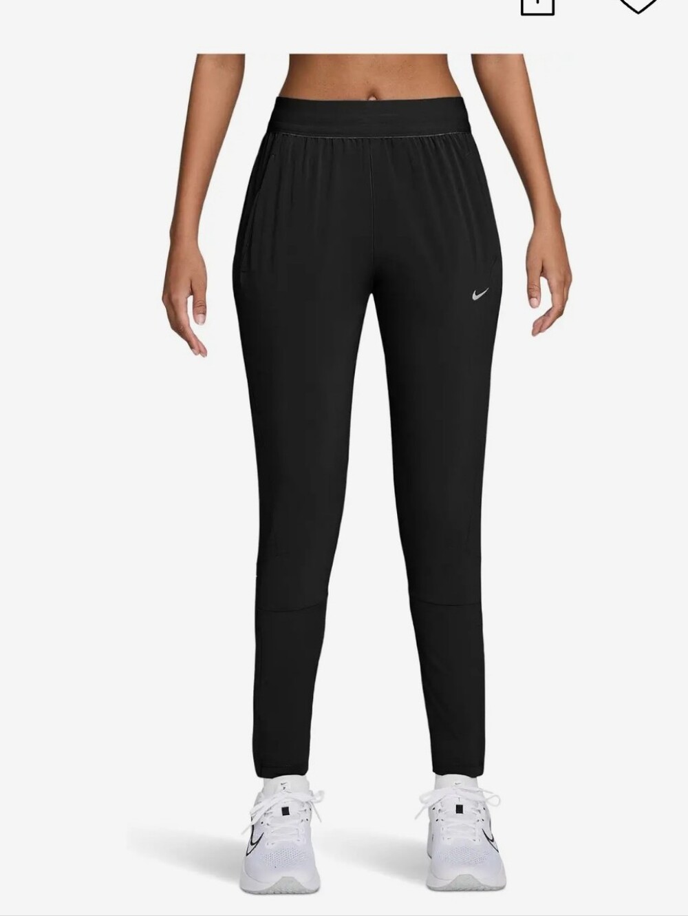 Nike Pro Dri-FIT Black Mid Rise Full Length Training Leggings NWT Size M Active